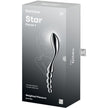 SATISFYER - STAR FORCE 1 STAINLESS STEEL DOUBLE-ENDED DILDO