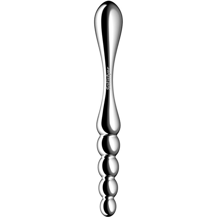 SATISFYER - STAR FORCE 1 STAINLESS STEEL DOUBLE-ENDED DILDO