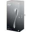 SATISFYER - STAR FORCE 3 STAINLESS STEEL DOUBLE-ENDED DILDO