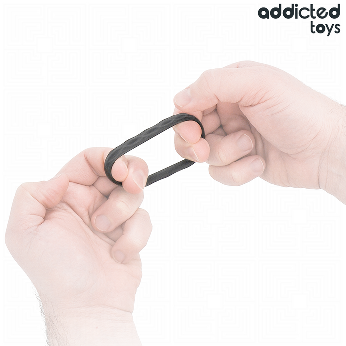 ADDICTED TOYS - Teksturoitu penisrengassarja 4 kokoa