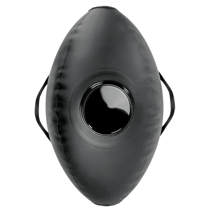 FETISH FANTASY SERIES - BODY DOCK INFLATABLE LOVE BALL WITH DILDO BLACK 41.9 CM