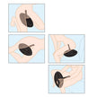 FETISH FANTASY SERIES - BODY DOCK INFLATABLE LOVE BALL WITH DILDO BLACK 41.9 CM