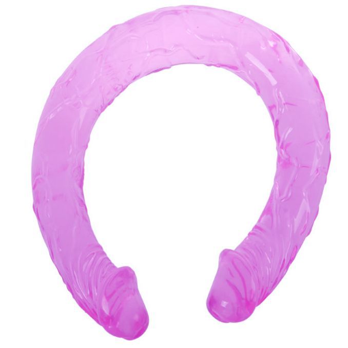 BAILE - Double Dong Lilac 44,5 cm kaksipäinen dildo