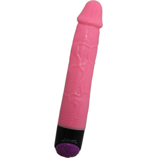 BAILE - Värikäs vibraattori dildo 23 cm, pinkki