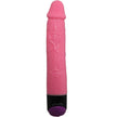 BAILE - Värikäs vibraattori dildo 23 cm, pinkki