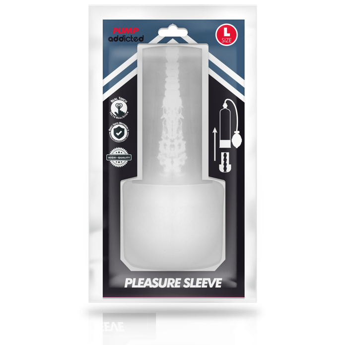 PUMP ADDICTED - Pleasure Sleeve -masturbaattori, koko L