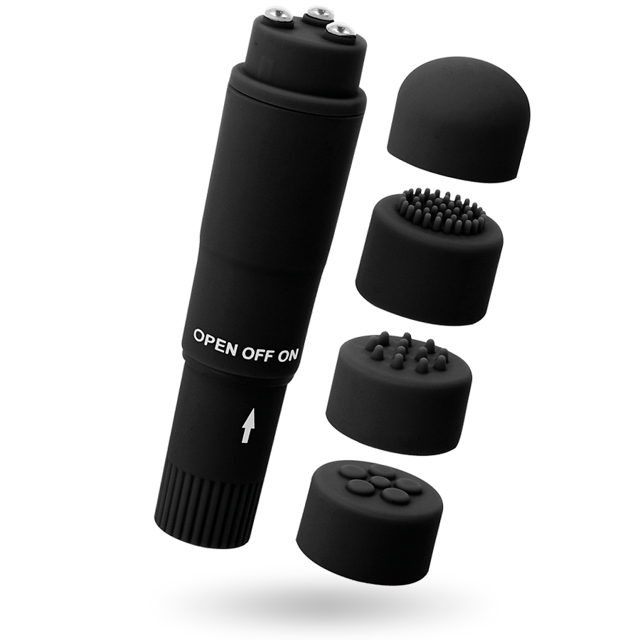 GLOSSY - KURT FICKMASSAGER SVART