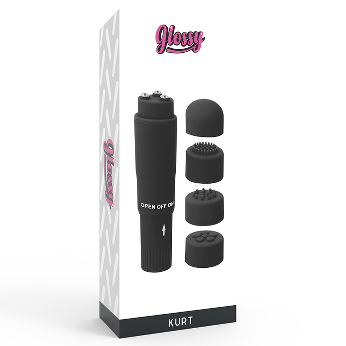 GLOSSY - KURT FICKMASSAGER SVART