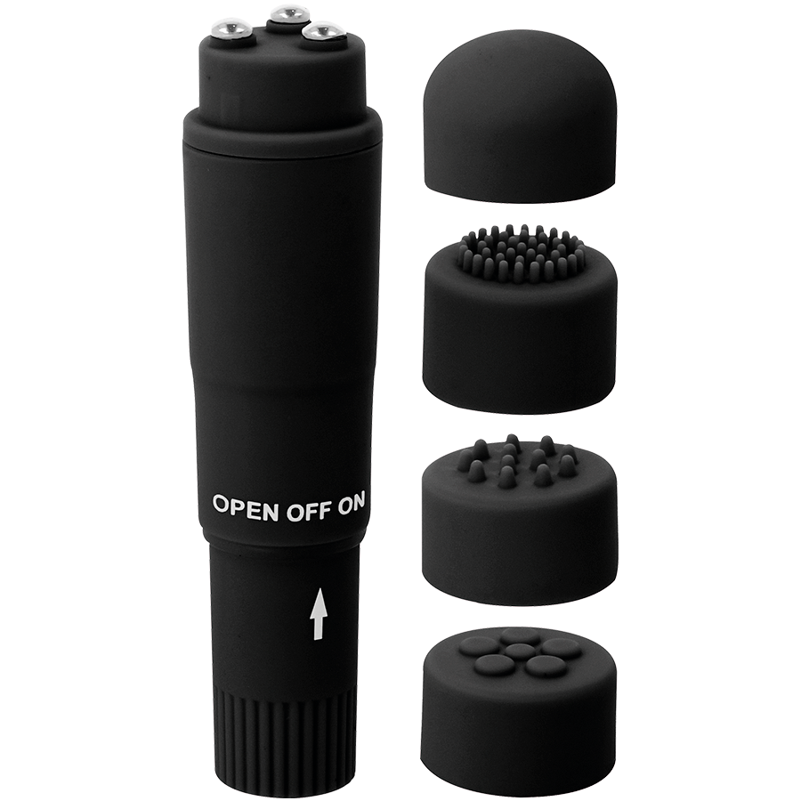 GLOSSY - KURT FICKMASSAGER SVART