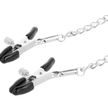 MÖRKER - HALSBAND MED NIPPELKLÄMMOR SVART