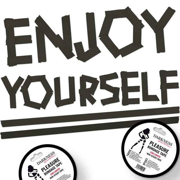 DARKNESS - Musta bondage teippi 15 m