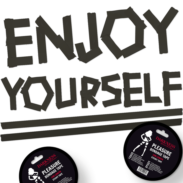 DARKNESS - Musta bondage teippi 15 m