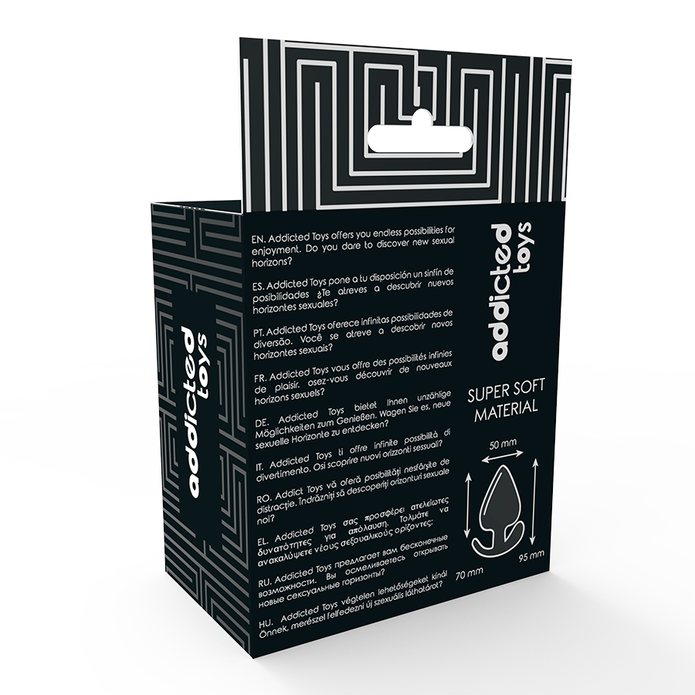 ADDICTED TOYS - Anaalitappi 9,5 cm pehmeällä pinnalla