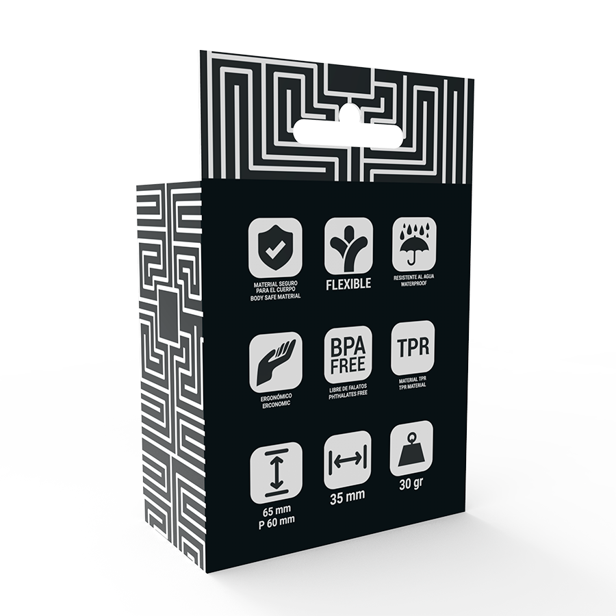 ADDICTED TOYS - Analihelmi 6,5 cm TPR-materiaalia