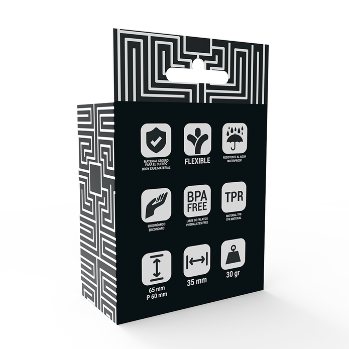 ADDICTED TOYS - Analihelmi 6,5 cm TPR-materiaalia