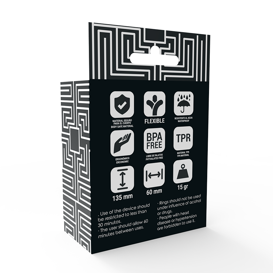 ADDICTED TOYS - Läpinäkyvä penisrengassetti, 3 kokoa