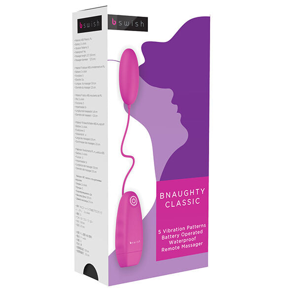 B SWISH - BNAUGHTY KLASSISK VIBRERANDE KULA CERISE