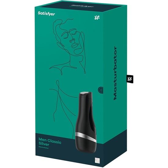 SATISFYER - Miesten Classic Masturbaattori Hopea