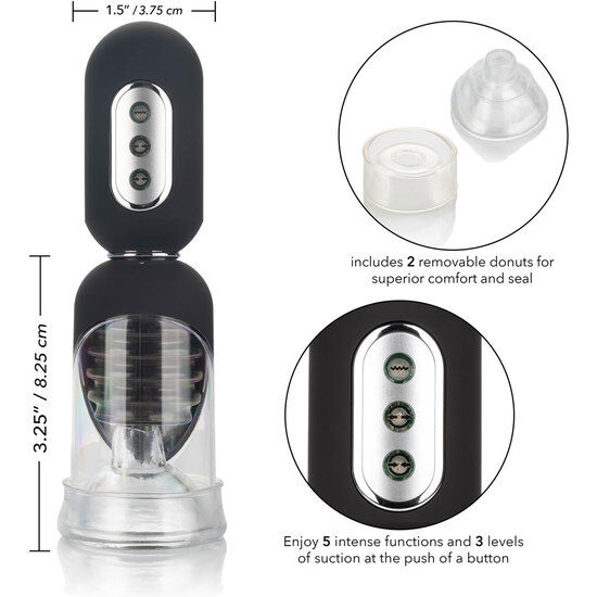 CALEXOTICS - Automaattinen penisrunkkupumppu setillä