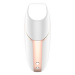 SATISFYER - LOVE TRIANGLE AIR PULSE STIMULATOR & VIBRATOR WHITE