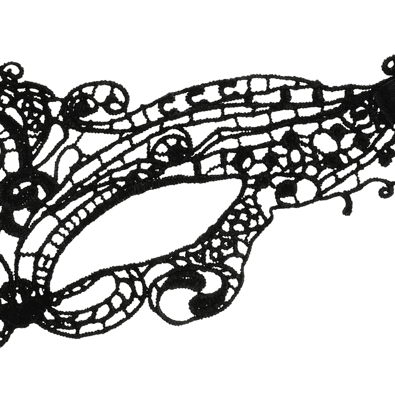 COQUETTE CHIC DESIRE - Musta pitsinen silmämaski