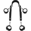 FETISH SUBMISSIVE - MASTER POSITION WITH 4 NOPRENE-LINED HANDCUFFS