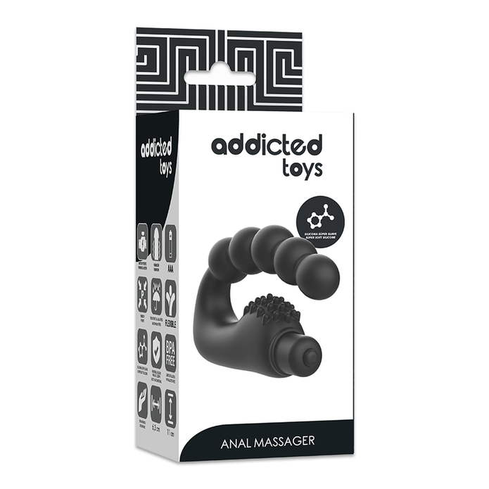 ADDICTED TOYS - ANALSIMULATOR PROSTATAMASSAGER MED VIBRATION