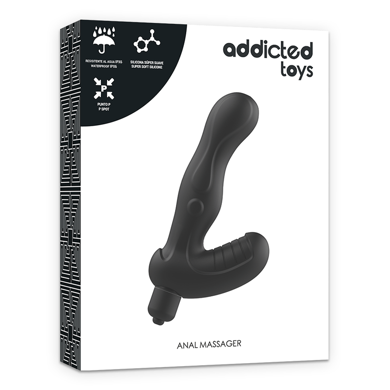 ADDICTED TOYS - Silikoninen P-Spot vibraattori prostatan ja anuksen stimulaatioon